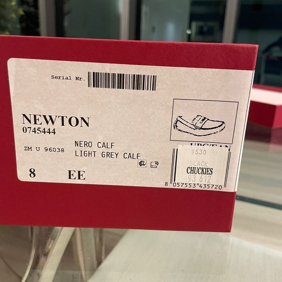 Newton Mens Ferragamo Black Loafers Size 8EE - Picture 4 of 7